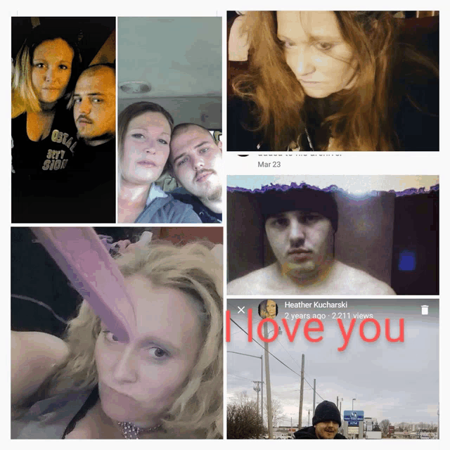 a collage of pictures with the words i love you on the bottom