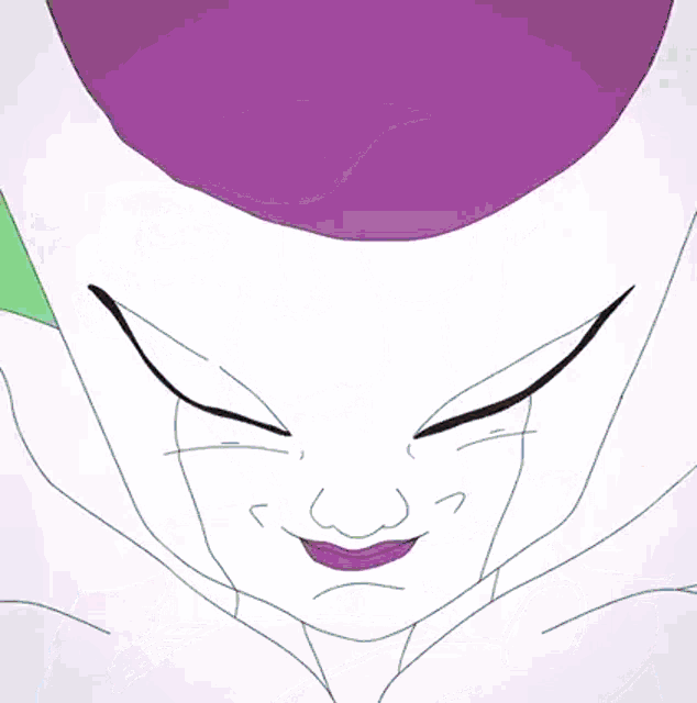 a cartoon of goku and frieza standing next to each other in the water
