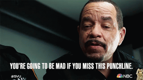 Youre Going To Be Mad If You Miss This Punchline Odafin Tutuola GIF - Youre Going To Be Mad If You Miss This Punchline Odafin Tutuola Law And Order Special Victims Unit GIFs