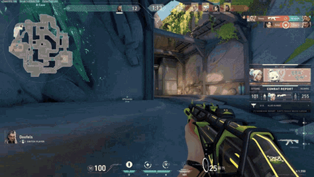 a screenshot of a video game shows a player named daniella in the corner