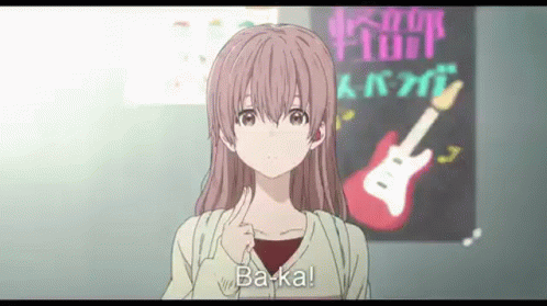 Nishimia Baka GIF - Nishimia Baka Anime Girl GIFs