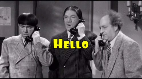 Three Stooges Hello GIF - Three Stooges Hello Telephone GIFs