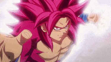 a cartoon character with red hair and a beard is flying through the air