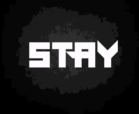 a black background with white letters that say tuned
