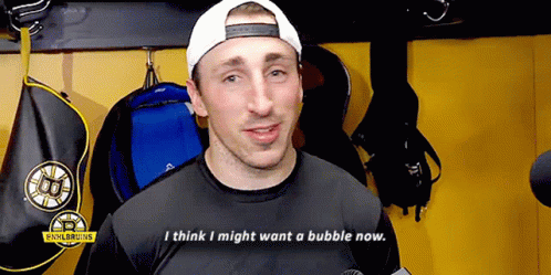 Brad Marchand I Think I Might Want A Bubble Now GIF - Brad Marchand I Think I Might Want A Bubble Now Bubble GIFs