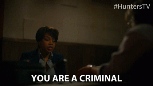You Are A Criminal Bad Guy GIF - You Are A Criminal Bad Guy No Respect GIFs