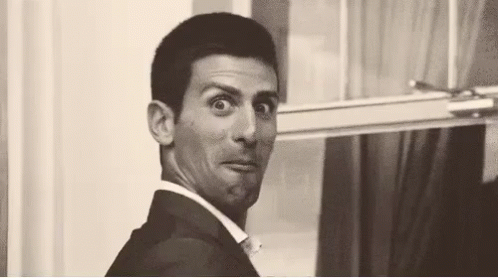 Novak Djokovic Rigole GIF - Laugh Giggle Oh GIFs