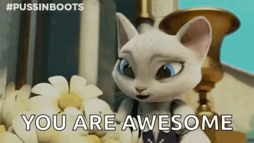 Puss In Boots Flowers For You GIF - Puss In Boots Flowers For You Courtship GIFs