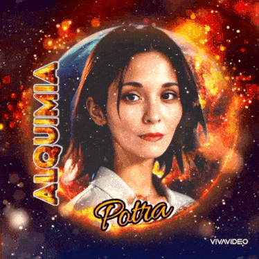 an alquimia poster with a woman named potta