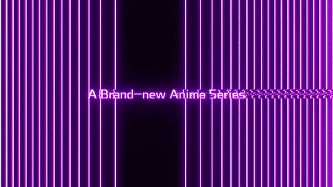 a brand new anime series is displayed on a purple background