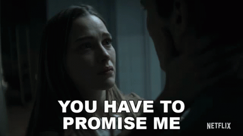 You Have To Promise Me Love Quinn GIF - You Have To Promise Me Love Quinn Victoria Pedretti GIFs