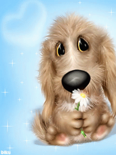Dog Cute GIF - Dog Cute Flower GIFs