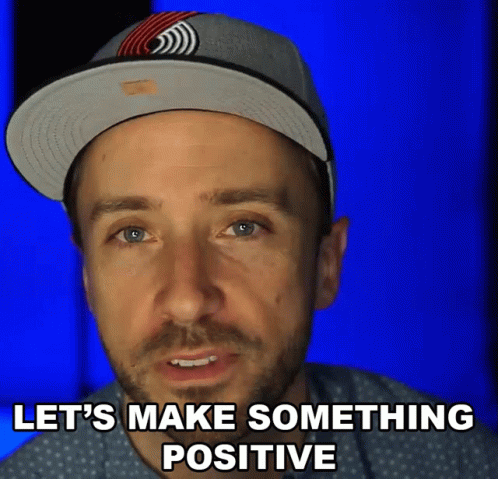 Lets Make Something Positive Peter Hollens GIF - Lets Make Something Positive Peter Hollens Lets Be Positive GIFs
