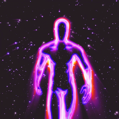 Walking Glowing Body GIF - Walking Glowing Body Human GIFs