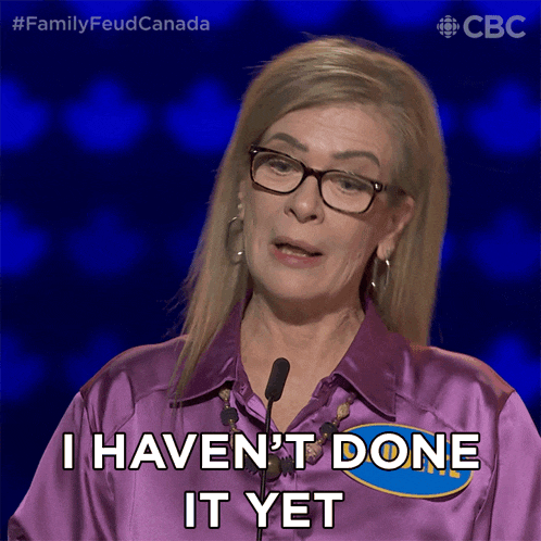I Haven'T Done It Yet Claudette GIF - I Haven'T Done It Yet Claudette Family Feud Canada GIFs
