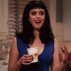 Excited Then Oh GIF - Dont Trust The Bitch In Apartment23 Krysten Ritter Chloe GIFs