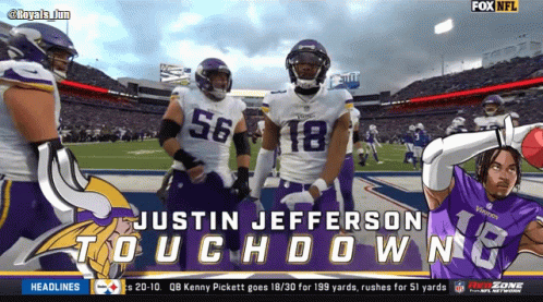 Royals_jun Minnesota Vikings GIF - Royals_jun Minnesota Vikings Justin Jefferson GIFs