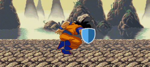 Goku Shield GIF - Goku Shield Escudo GIFs