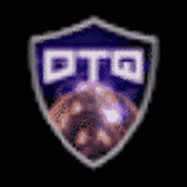 a shield with the word ota on it
