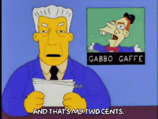 Two Cents Simpsons GIF - Two Cents Simpsons GIFs