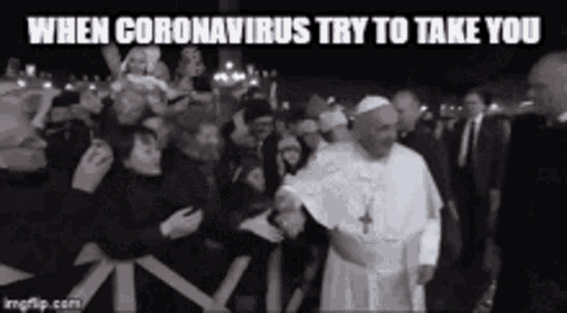 When Coronavirus Try To Take You Slap GIF - When Coronavirus Try To Take You Slap No No GIFs