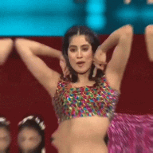 Janhvi Kapoor Dancing GIF - Janhvi Kapoor Dancing Belly GIFs