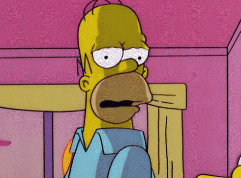 Homer Simpson Shaking GIF