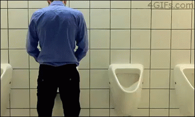 Sometimes It'S Just Nice To Be Close To Someone GIF - Male Bathroom So Close Urinals GIFs