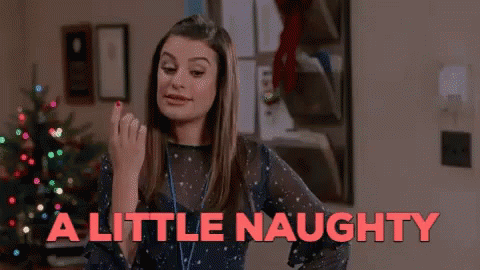 Oh Bad GIF - Lea Michele A Little Naughty Naughty GIFs