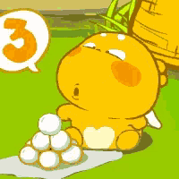 a cartoon character is crying with tears coming out of his mouth