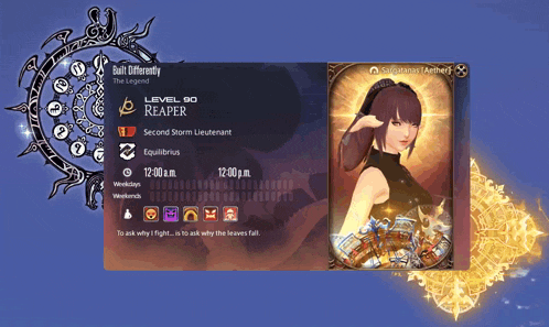 a screenshot of a video game shows a character named reaper