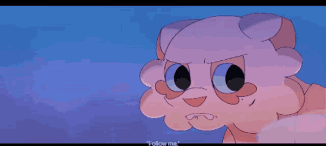 a cartoon character says " then you 'll see " in a purple background