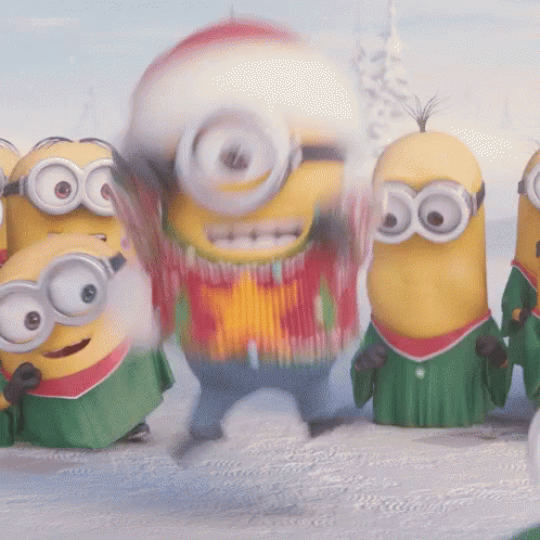 Excited Minions GIF - Excited Minions Choir Minions GIFs