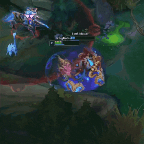 a video game screen shows kinghunter and itsequal vocal fighting