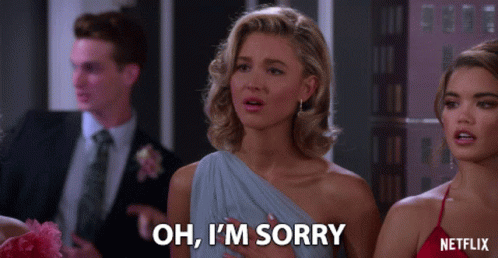 Oh Im Sorry Isabel May GIF - Oh Im Sorry Isabel May Katie GIFs