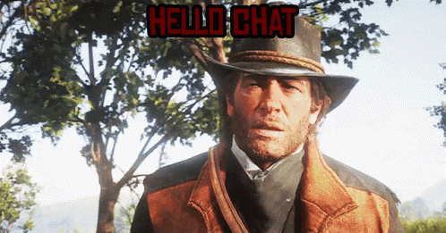 Hello Chat GIF - Hello Chat Rdr2 GIFs