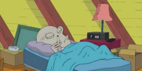 Smoking In Bed - Roger GIF - Roger Smoking Cigarette GIFs