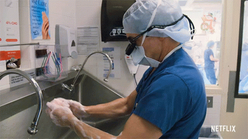 Washing Hands David Langer GIF - Washing Hands David Langer Lenox Hill GIFs