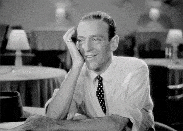 Fred Astaire Smile GIF - Fred Astaire Smile In Love GIFs