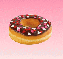 Heart Sprinkles GIF - Donut Sprinkles Chocolate GIFs