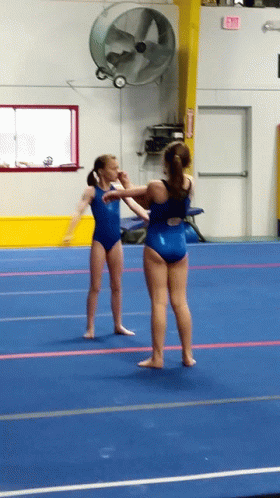 Twinning Gymnastics GIF - Twinning Gymnastics Besties GIFs