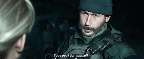 Call Of Duty Captain Price GIF - Call Of Duty Captain Price You Speak For Yourself GIFs