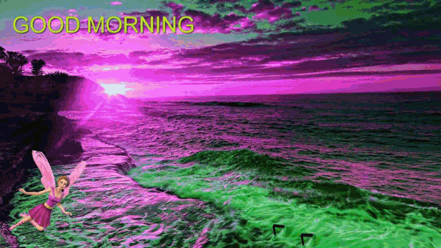 Good Morning Fairy GIF - Good Morning Fairy Sea GIFs