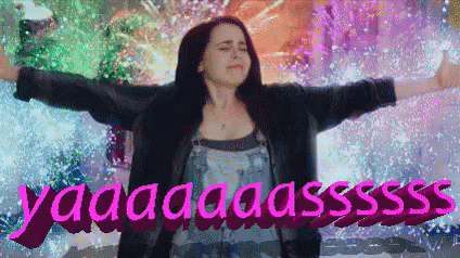 Bask In The Yas GIF - Yas Fireworks Happy GIFs