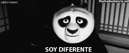 Panda Soy Diferente GIF - Panda Soy Diferente Im Different GIFs
