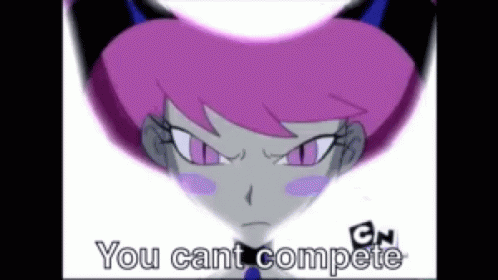 Jinx You Cant Compete GIF - Jinx You Cant Compete Powerpuff Girls GIFs
