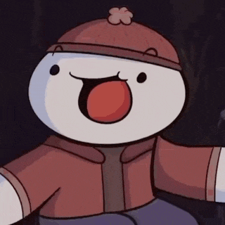 a close up of a cartoon character wearing a red hat and a jacket .
