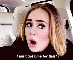 Adele Shocked GIF - Adele Shocked No Time GIFs