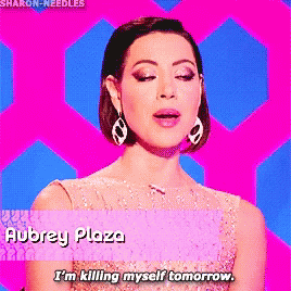 Aubrey Plaza This Is The Best Day Of My Life GIF - Aubrey Plaza This Is The Best Day Of My Life Im Killing Myself Tomorrow GIFs