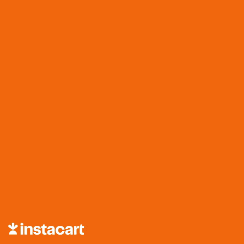 a bunch of hot dogs on an orange background with instacart in the bottom right corner